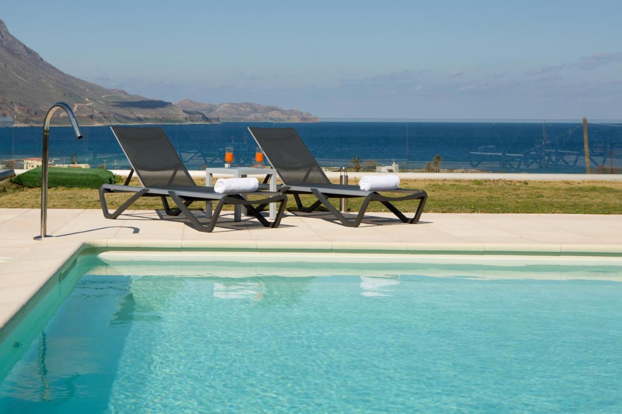 Larimar Luxury Sea View Villa Kissamos Luaran gambar