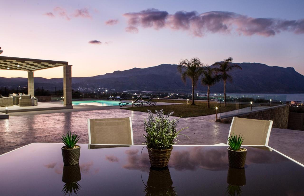 Larimar Luxury Sea View Villa Kissamos Luaran gambar