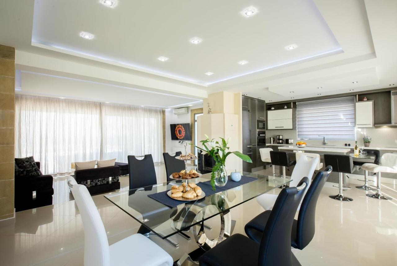 Larimar Luxury Sea View Villa Kissamos Luaran gambar