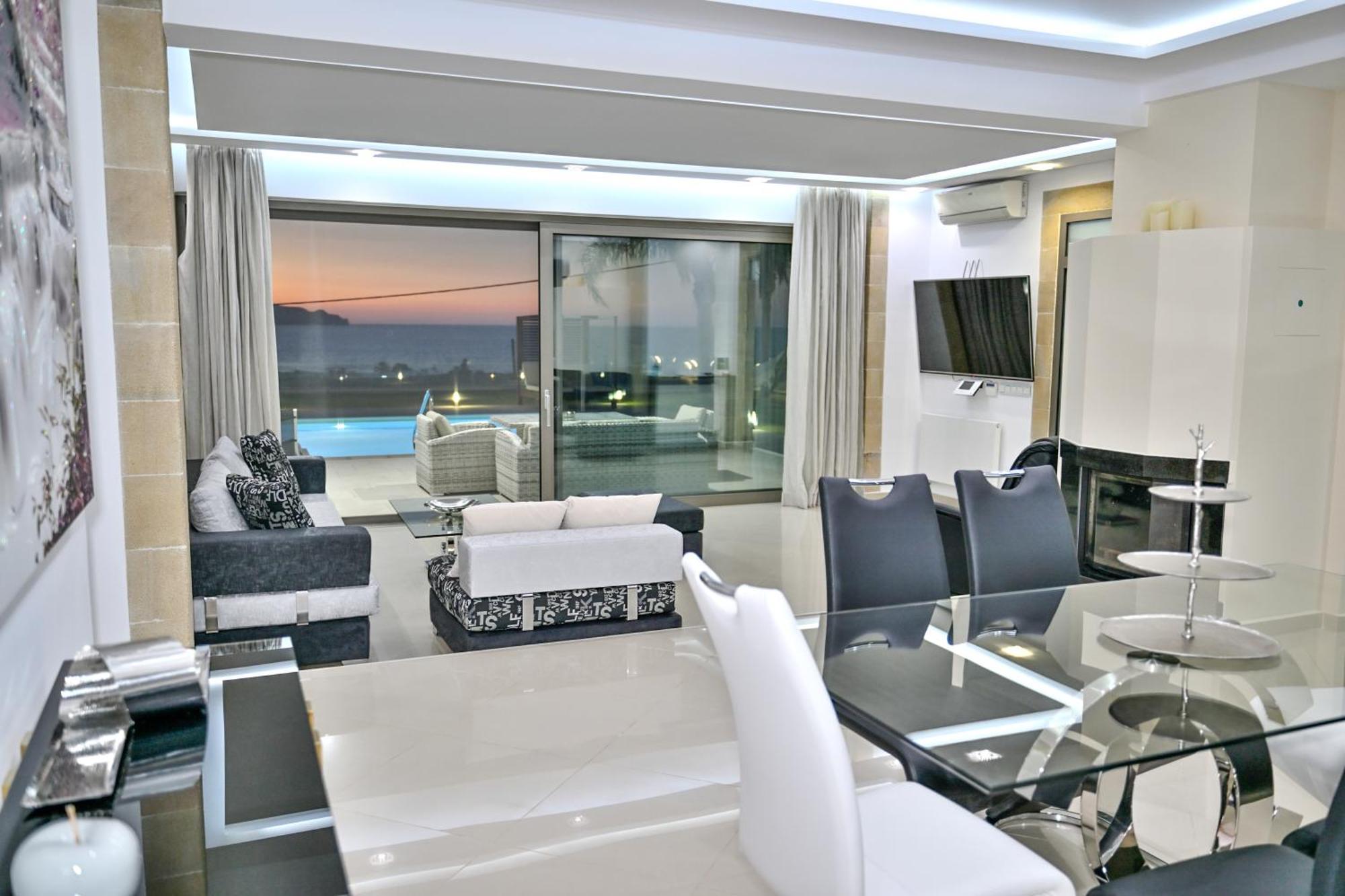 Larimar Luxury Sea View Villa Kissamos Luaran gambar